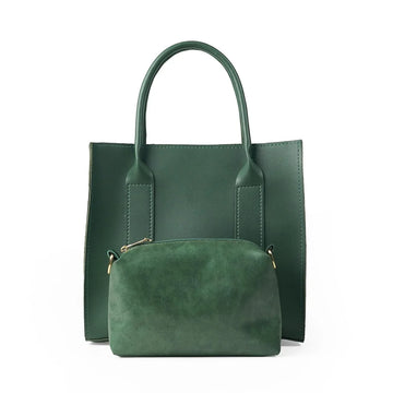 Emerald Green 2-in-1 Tote & Pouch Set