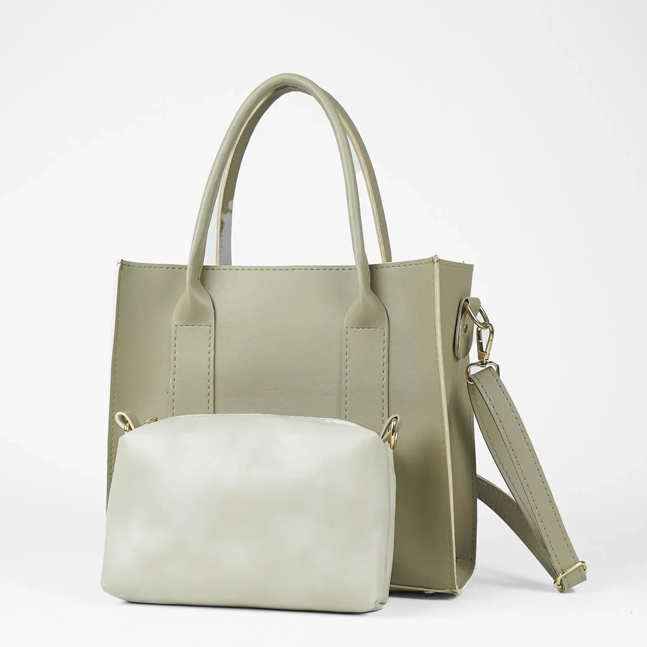 Minimalist Beige Tote Bag