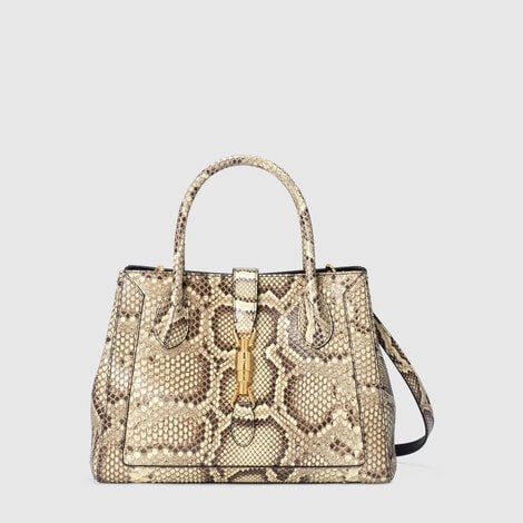 Gucci Jackie 1961 python medium tote bag - Fashiono