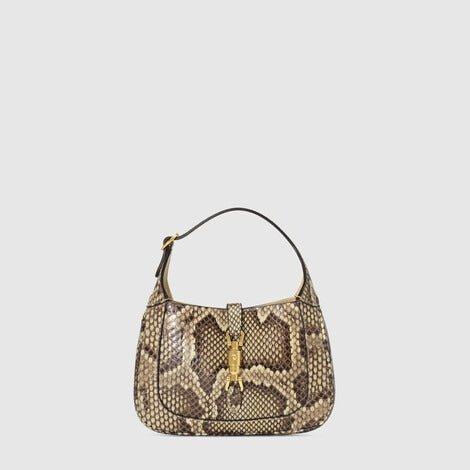 Gucci Jackie mini python shoulder bag - Fashiono