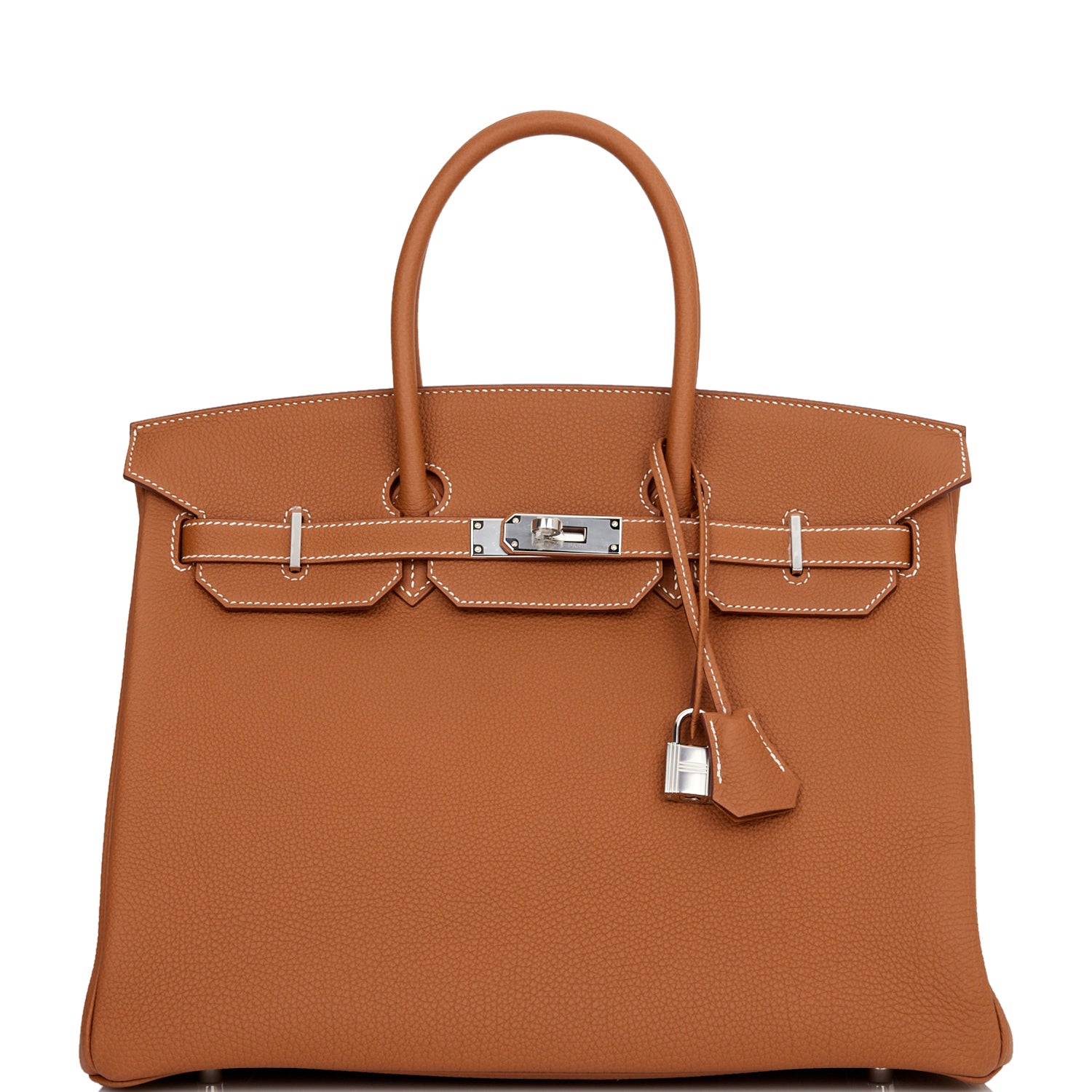 Hermes Birkin 35 Gold Togo Palladium Hardware - Fashiono