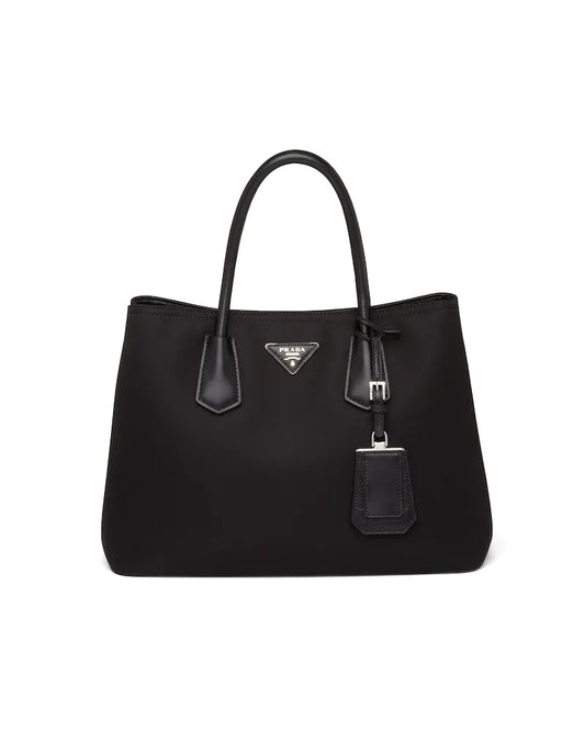 Prada Double Nylon and Saffiano Leather Bag - Fashiono