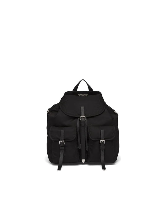 Prada Nylon and Saffiano Leather Backpack - Fashiono