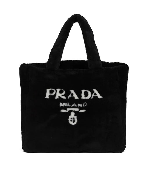 Prada Shearling Tote - Fashiono