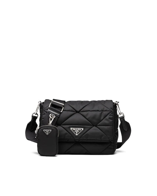 Re - nylon Padded Shoulder Bag - Fashiono