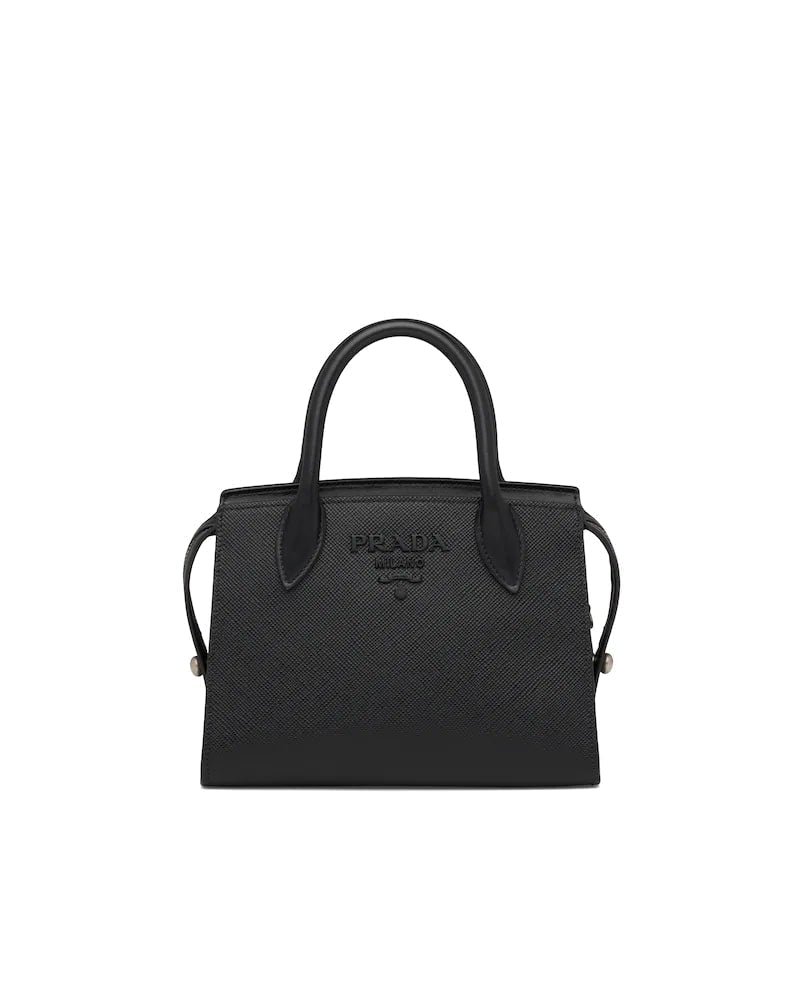 Saffiano Leather Prada Monochrome Bag - Fashiono