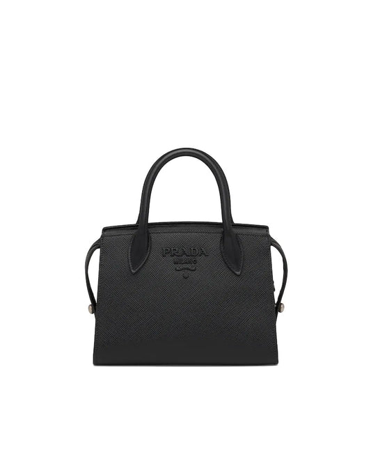 Saffiano Leather Prada Monochrome Bag - Fashiono