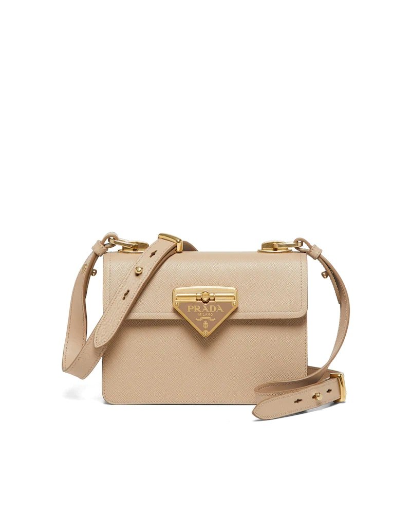 Saffiano Leather Prada Symbole Bag - Fashiono